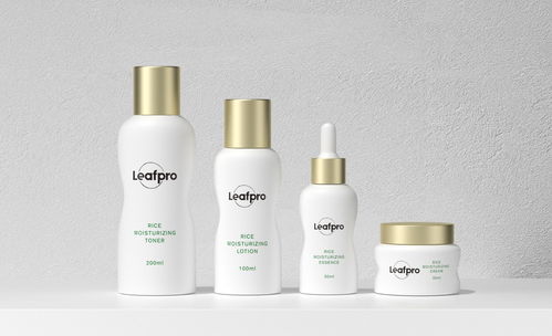 leafpro香米系列護膚品包裝風格設計解析